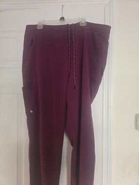 Maroon Drawstring Scrub